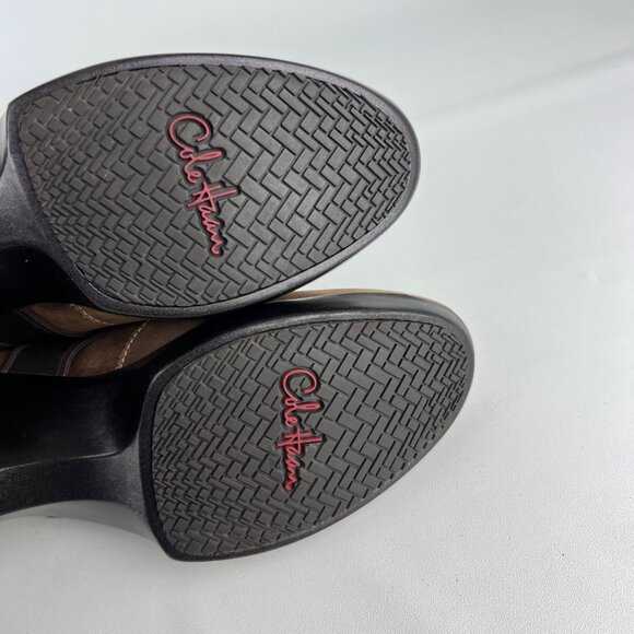 Cole Haan Womens Air Sara Mules Clogs Brown AirNike Wedge Comfort Shoes size 10 - Picture 14 of 16